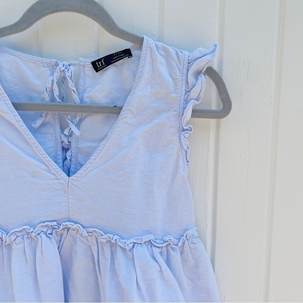 Zara trf blue top
